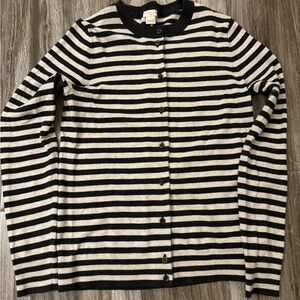 J Crew women Classic cotton cardigan sweater